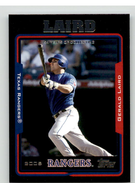 Gerald Laird Card 2005 Topps Black #260 Image 1