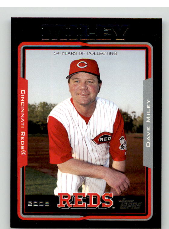 Dave Miley MG Card 2005 Topps Black #274 Image 1