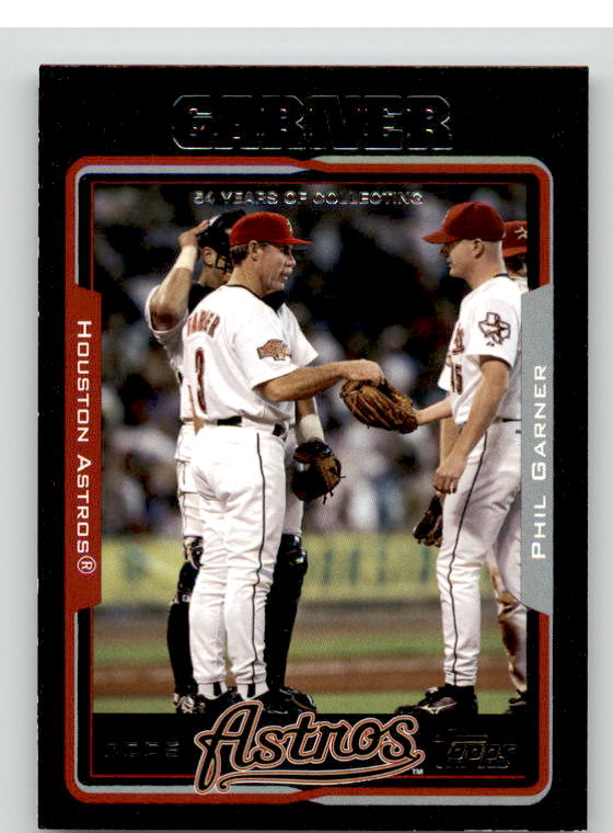 Phil Garner MG Card 2005 Topps Black #279 Image 1