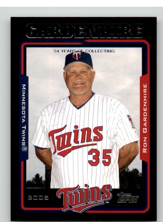 Ron Gardenhire MG Card 2005 Topps Black #283 Image 1