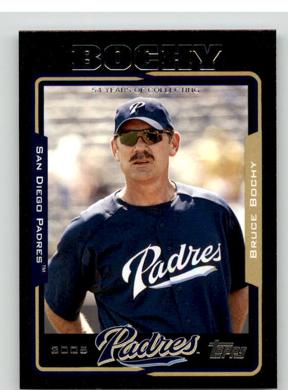 Bruce Bochy MG Card 2005 Topps Black #290 Image 1