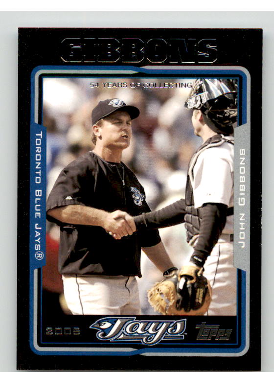 John Gibbons MG Card 2005 Topps Black #296 Image 1