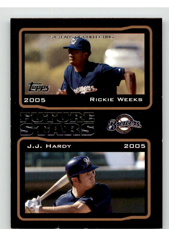 R.Weeks/J.Hardy FS Card 2005 Topps Black #328 Image 1