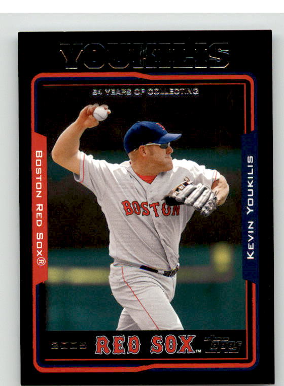 Kevin Youkilis Card 2005 Topps Black #373 Image 1