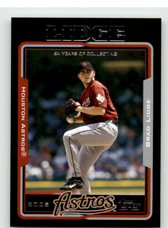 Brad Lidge Card 2005 Topps Black #381 Image 1