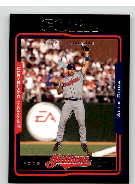 Alex Cora Card 2005 Topps Black #383 Image 1