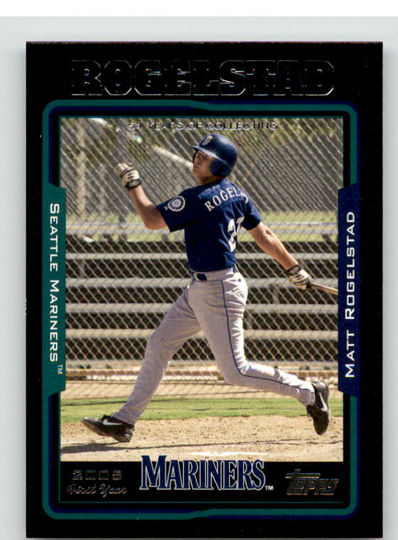 Matt Rogelstad FY Card 2005 Topps Black #320 Image 1