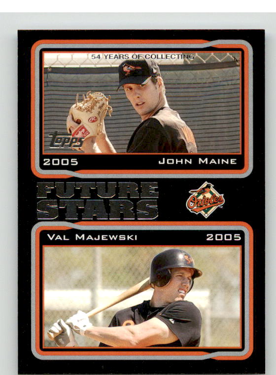 J.Maine/V.Majewski FS Card 2005 Topps Black #327 Image 1