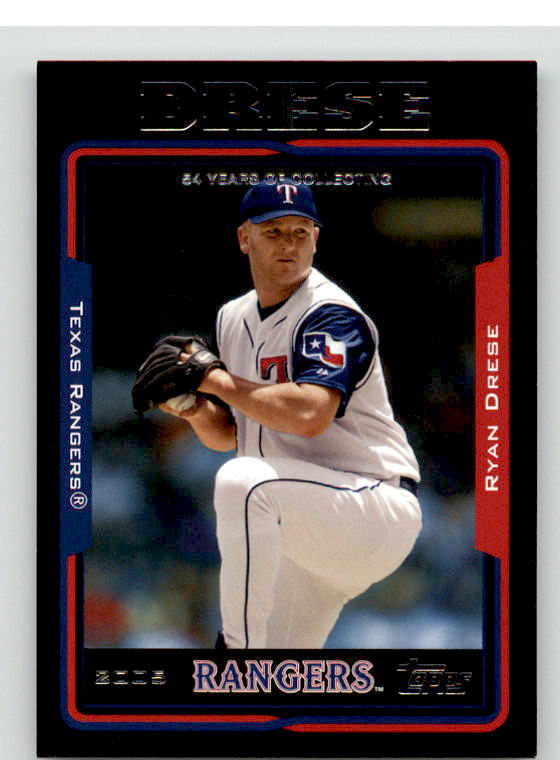 Ryan Drese Card 2005 Topps Black #399 Image 1