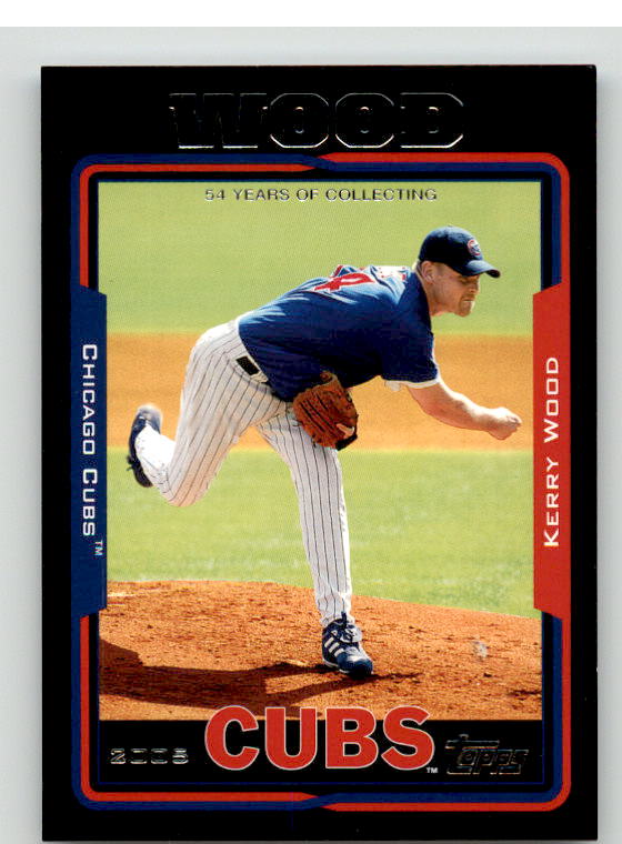 Kerry Wood Card 2005 Topps Black #406 Image 1