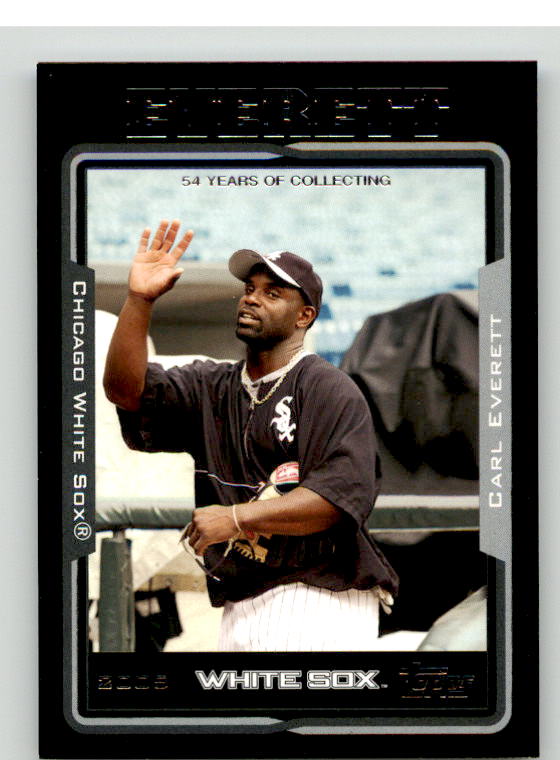 Carl Everett Card 2005 Topps Black #407 Image 1