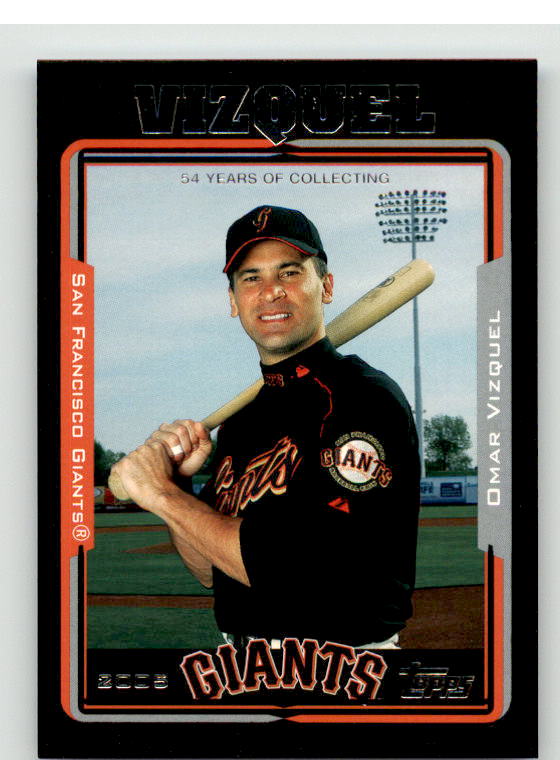 Omar Vizquel Card 2005 Topps Black #409 Image 1