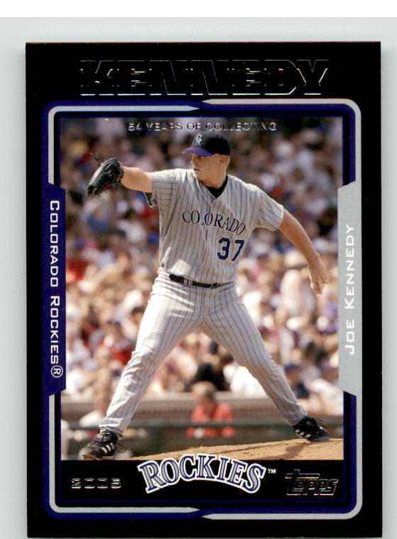 Joe Kennedy Card 2005 Topps Black #410 Image 1