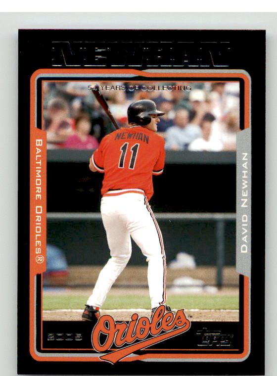 David Newhan Card 2005 Topps Black #436 Image 1