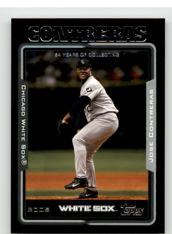 Jose Contreras Card 2005 Topps Black #439 Image 1