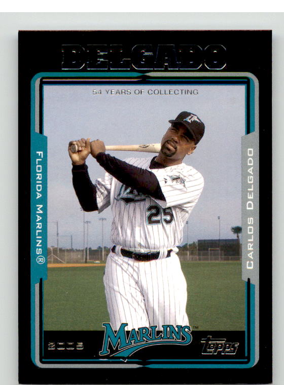 Carlos Delgado Card 2005 Topps Black #432 Image 1