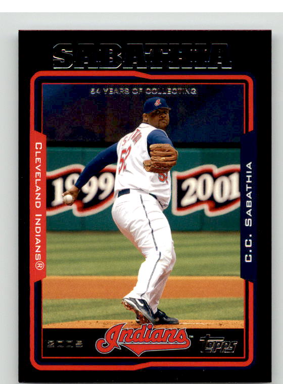 C.C. Sabathia Card 2005 Topps Black #441 Image 1