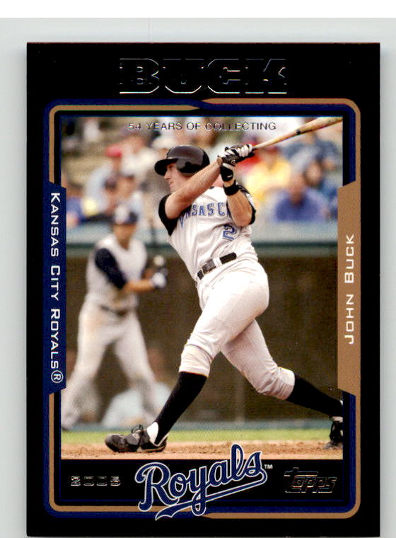 John Buck Card 2005 Topps Black #444 Image 1