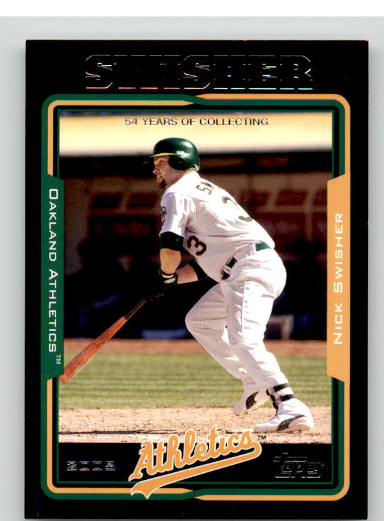 Nick Swisher Card 2005 Topps Black #452 Image 1