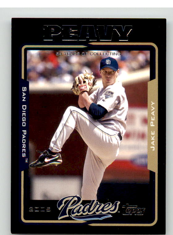 Jake Peavy Card 2005 Topps Black #455 Image 1