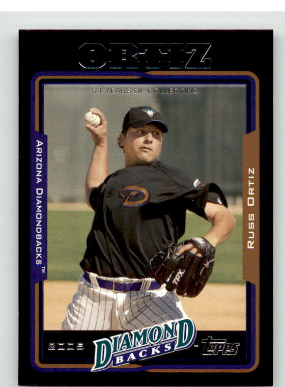 Russ Ortiz Card 2005 Topps Black #464 Image 1