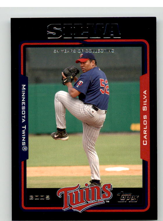 Carlos Silva Card 2005 Topps Black #467 Image 1