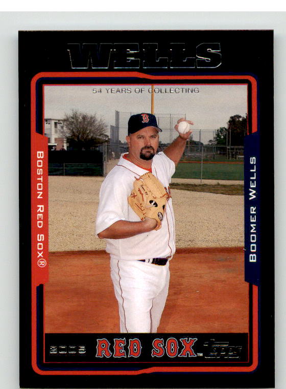 Boomer Wells Card 2005 Topps Black #484 Image 1