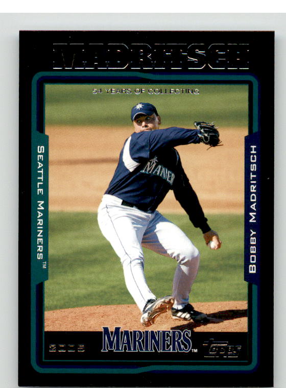 Bobby Madritsch Card 2005 Topps Black #486 Image 1