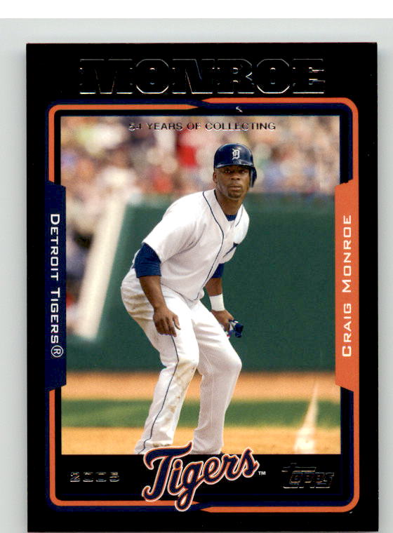 Craig Monroe Card 2005 Topps Black #504 Image 1