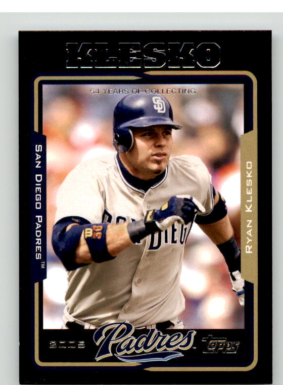 Ryan Klesko Card 2005 Topps Black #516 Image 1