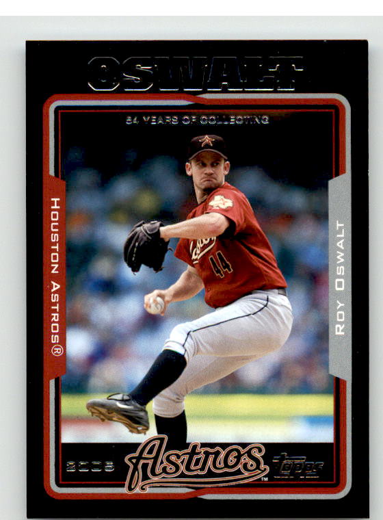 Roy Oswalt Card 2005 Topps Black #526 Image 1