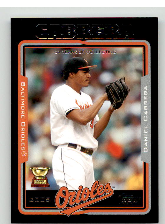 Daniel Cabrera Card 2005 Topps Black #531 Image 1