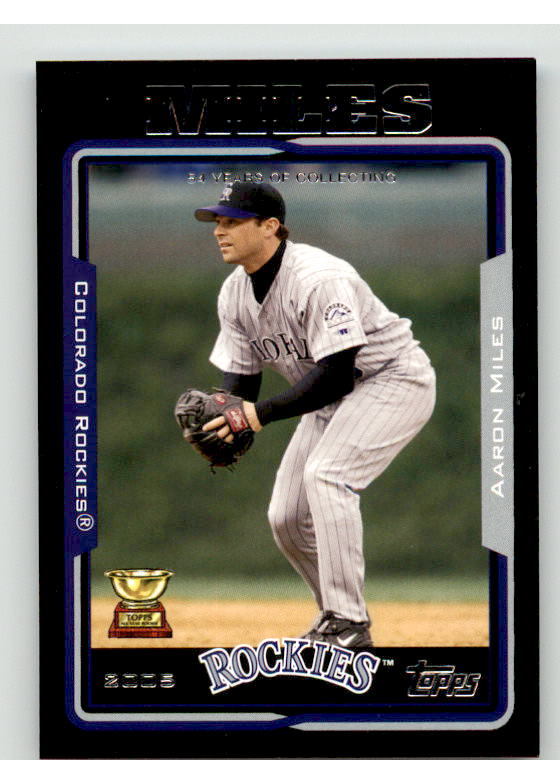 Aaron Miles Card 2005 Topps Black #537 Image 1