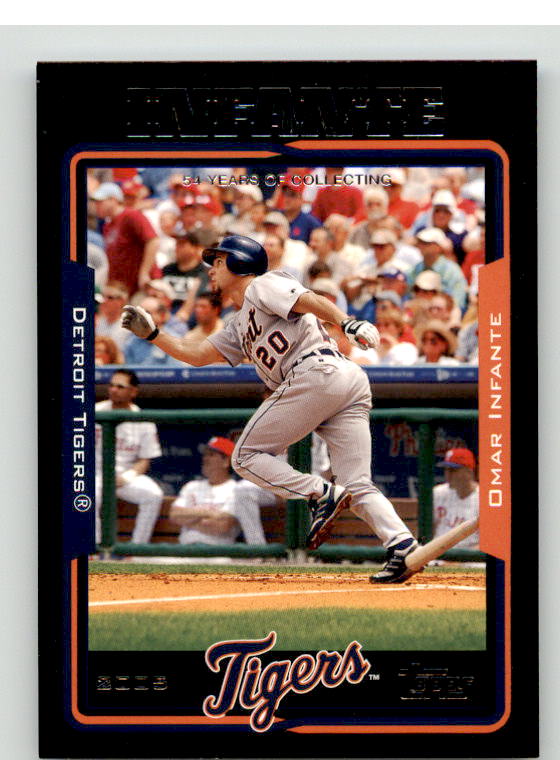 Omar Infante Card 2005 Topps Black #538 Image 1