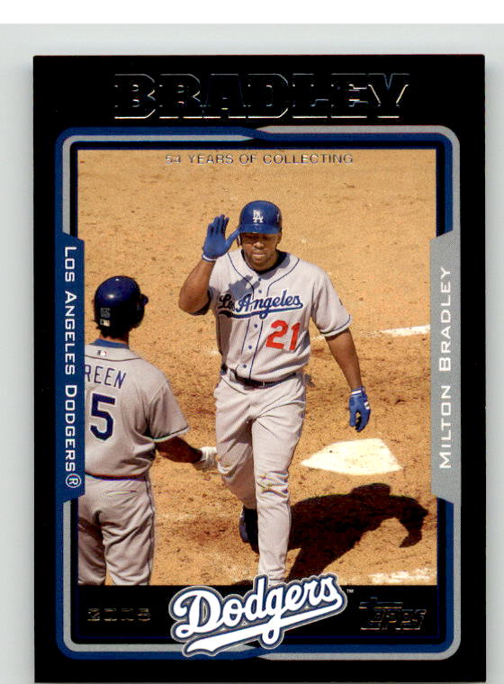 Milton Bradley Card 2005 Topps Black #542 Image 1