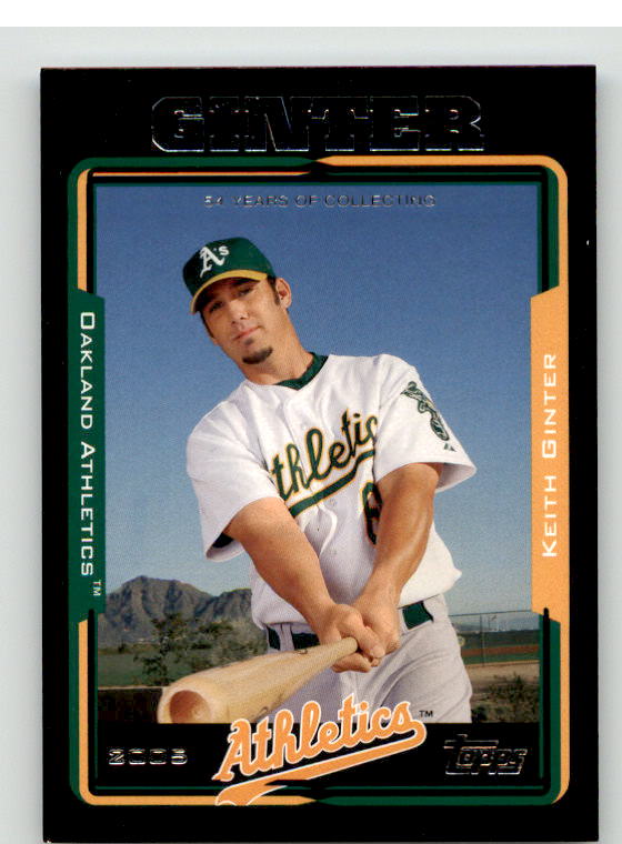 Keith Ginter Card 2005 Topps Black #543 Image 1