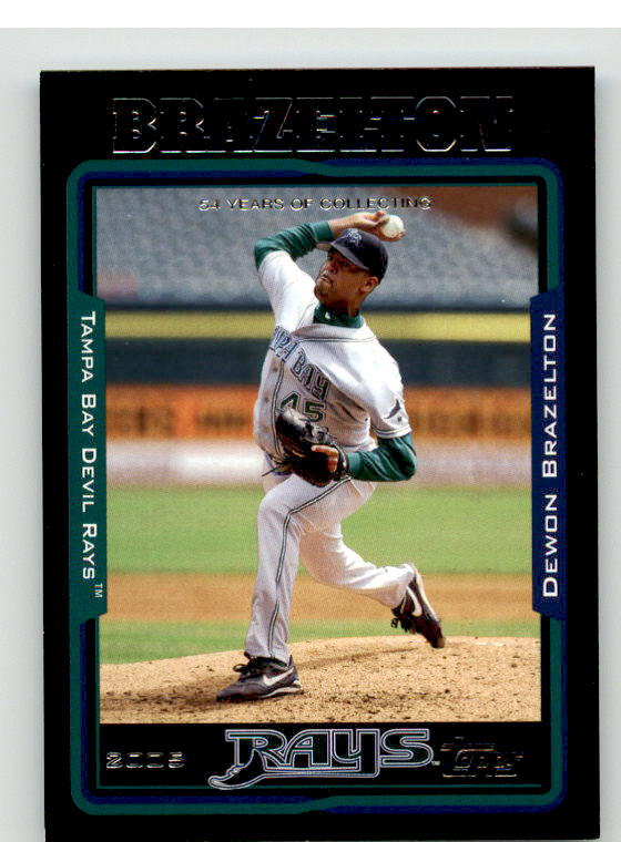 Dewon Brazelton Card 2005 Topps Black #556 Image 1