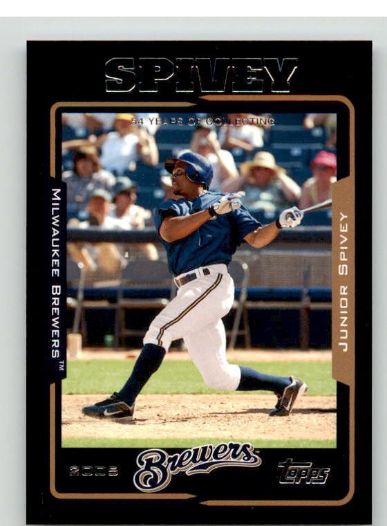 Junior Spivey Card 2005 Topps Black #563 Image 1