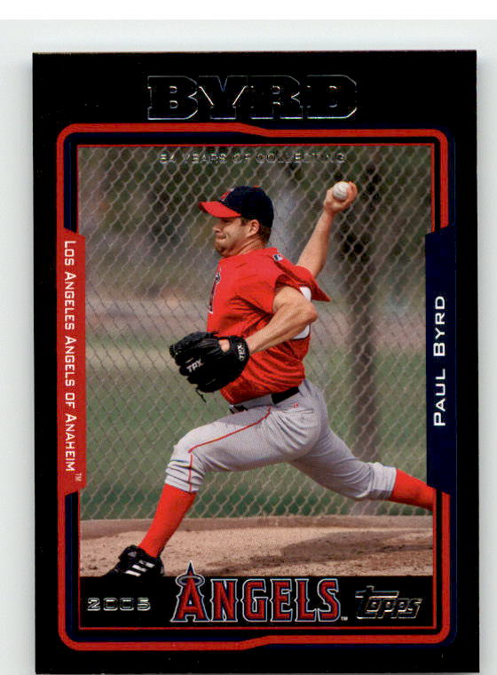 Paul Byrd Card 2005 Topps Black #573 Image 1