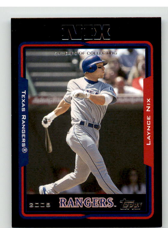 Laynce Nix Card 2005 Topps Black #597 Image 1