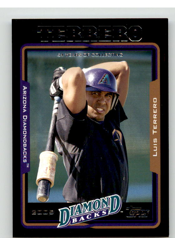 Luis Terrero Card 2005 Topps Black #601 Image 1