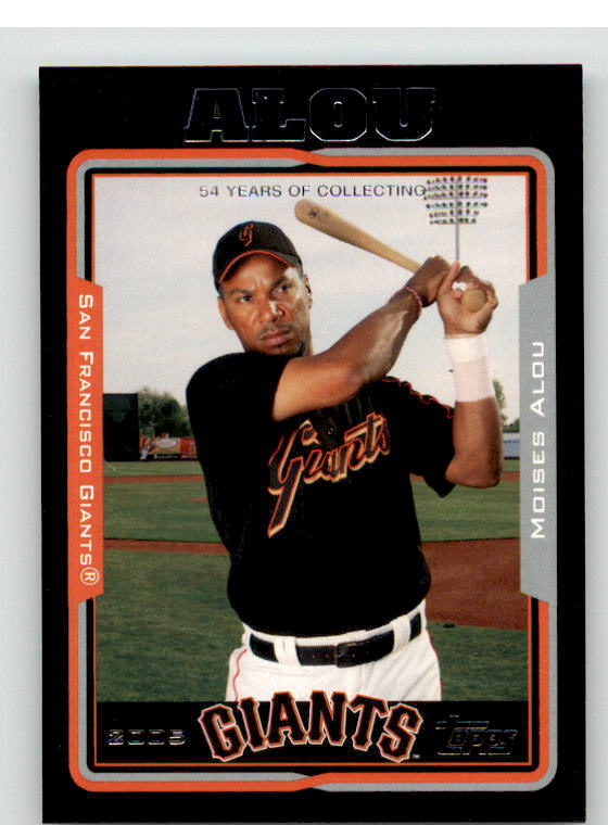 Moises Alou Card 2005 Topps Black #605 Image 1