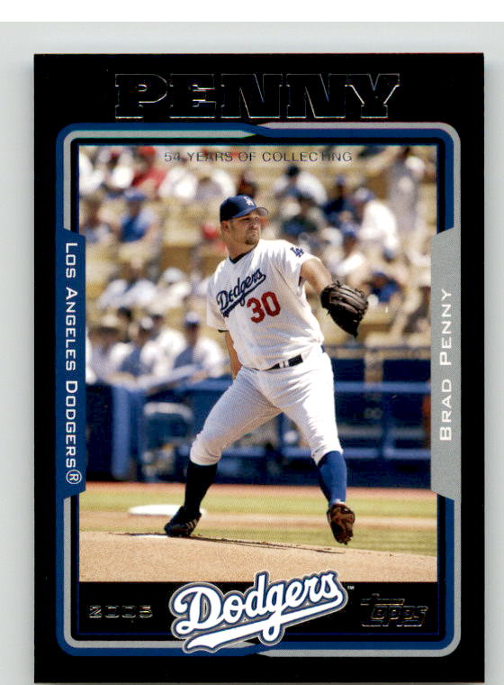 Brad Penny Card 2005 Topps Black #611 Image 1