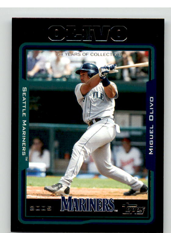 Miguel Olivo Card 2005 Topps Black #618 Image 1