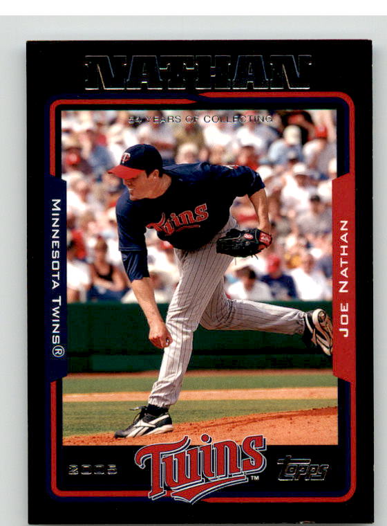 Joe Nathan Card 2005 Topps Black #628 Image 1