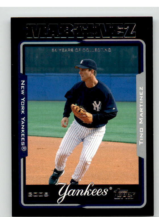 Tino Martinez Card 2005 Topps Black #633 Image 1