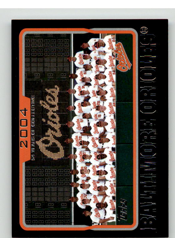 Baltimore Orioles TC Card 2005 Topps Black #641 Image 1