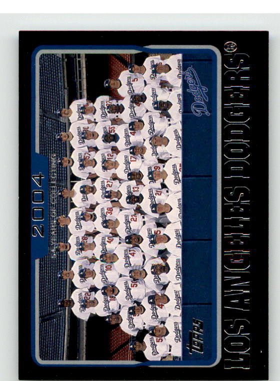 Los Angeles Dodgers TC Card 2005 Topps Black #652 Image 1