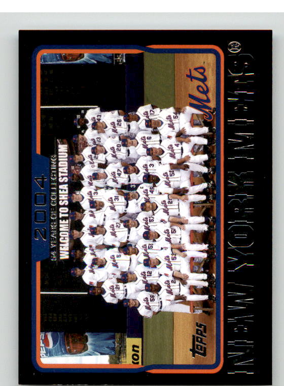 New York Mets TC Card 2005 Topps Black #656 Image 1