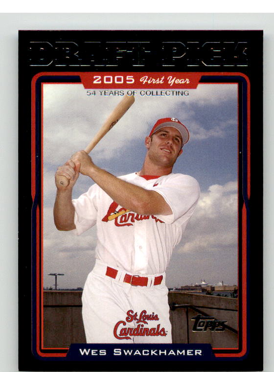 Wes Swackhamer FY Card 2005 Topps Black #669 Image 1